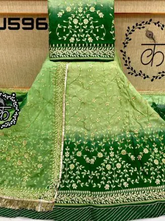 Beautiful Double Shaded Rajputi Dress Beautiful Double Shaded Rajputi Dress