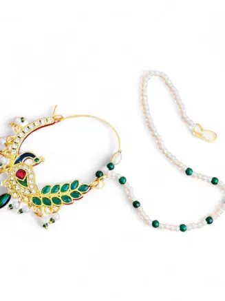 Traditional Peacock design Big Size Nath