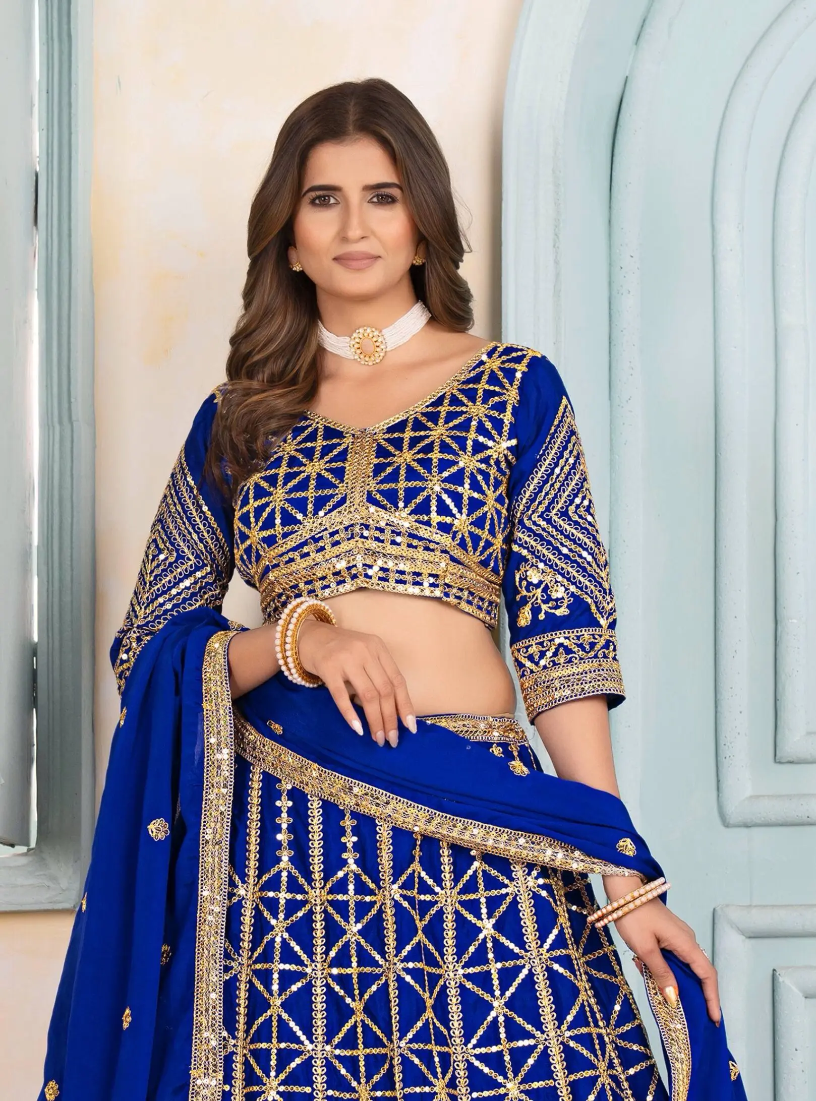 New trendy party wear lehenga