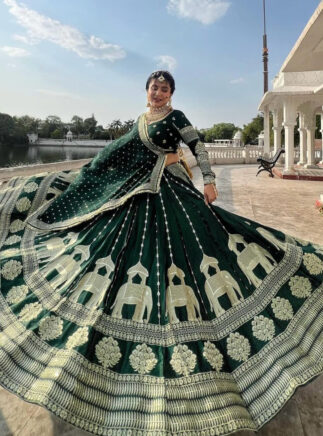 Heavy Gher Bridal Poshak in Low Range