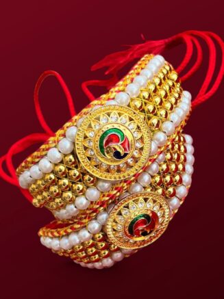 traditional jewellery rajasthani pocchi / pochi kada bajuband set for women