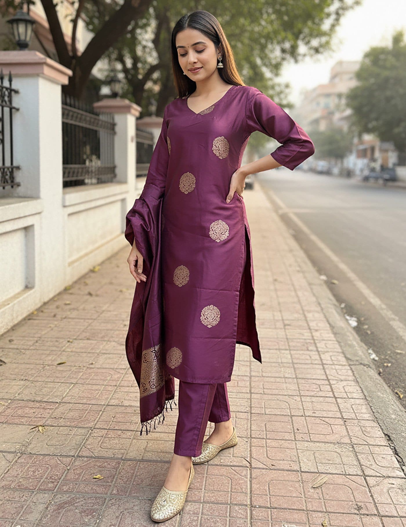 1000121163.jpg Dark Purple Suit Ladies