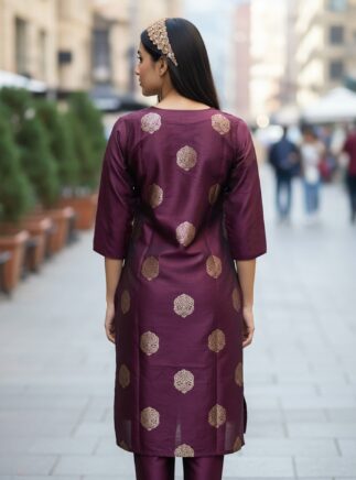 Dark Purple Suit Ladies