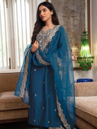 Women kurta pant dupatta set