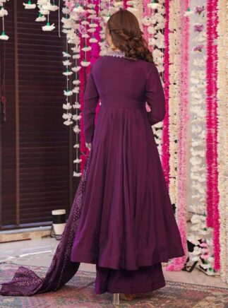 anarkali palazzo suit
