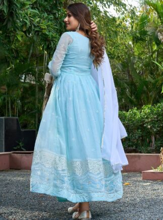 Anarkali Gown With Dupatta