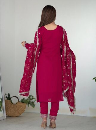 Women Kurta Pant Dupatta Set Meesho