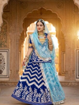 Rajputi Gota Work Poshak