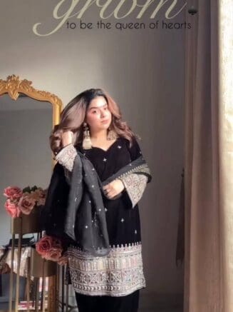 Buy Heavy Velvet Palazzo Set for Girls & Women’s in India