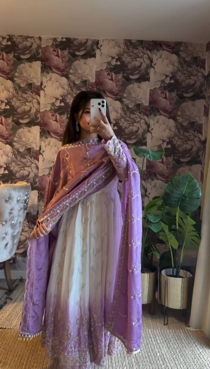 photo_2_2026-02-16_18-04-06 Designer Star Georgette Anarkali Suit Set with Dupatta – Festive Wear | RjPoshak