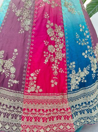 Buy Latest Multicolour Heavy Designer Lehenga Choli – Wedding Special With RjPoshak