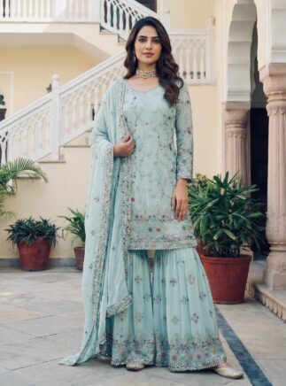 Buy Designer Pakistani Sharara Suit for Women- RjPoshak