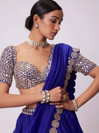 Buy Online RjPoshak Georgette Lehenga Choli