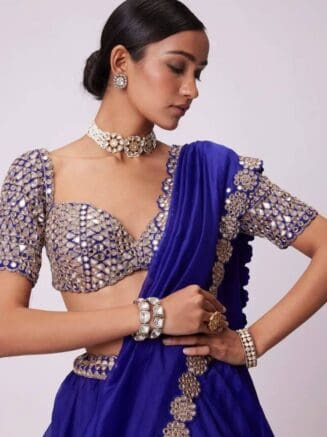 Buy Online RjPoshak Georgette Lehenga Choli