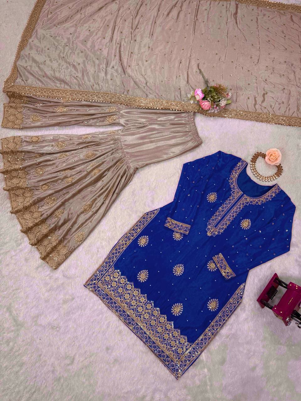 photo_9_2026-02-07_09-59-20 Buy Designer Chinon Silk Sharara Set with Dupatta | RjPoshak