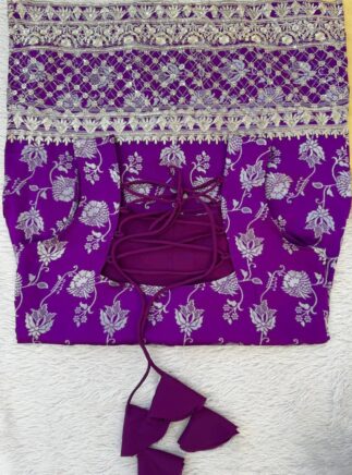 Designer Jacquard Kurta Palazzo Set with Embroidered Dupatta-RjPoshak