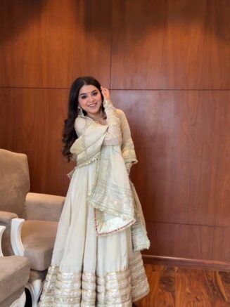 designer chinon kurta pant dupatta set for women rjposhak