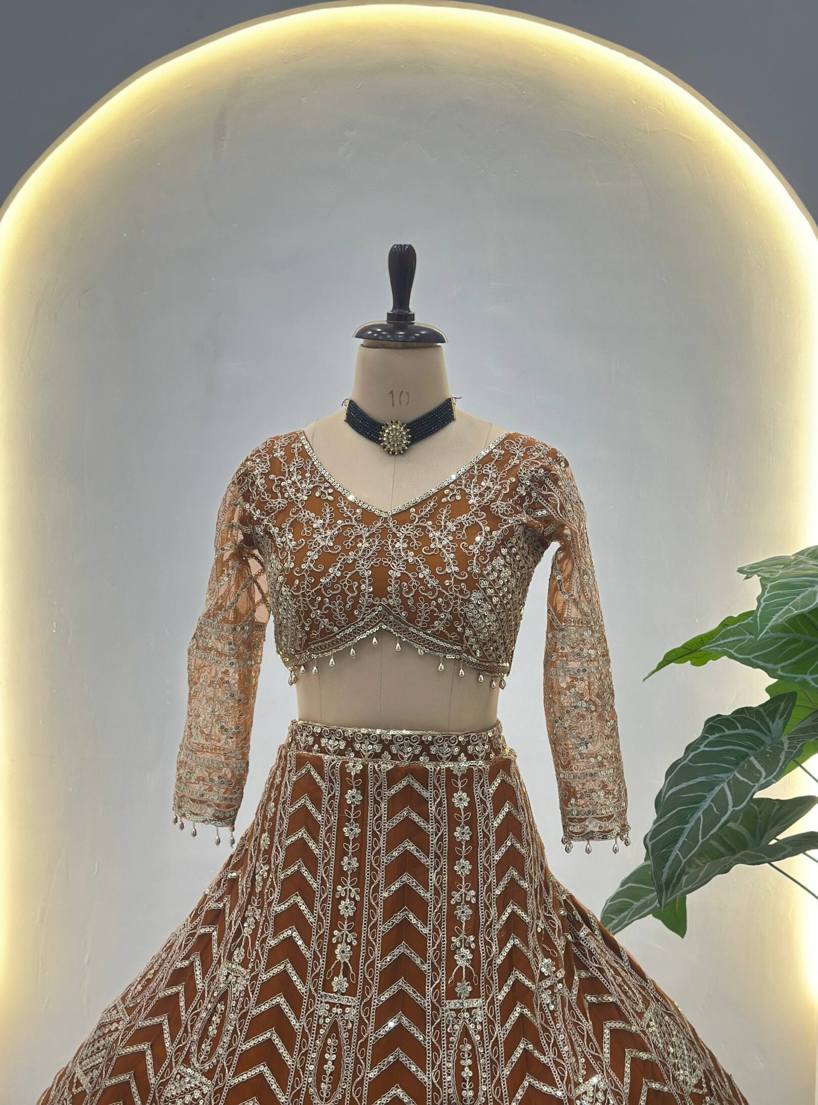 photo_4_2026-03-02_13-16-17 Online Rust Orange Designer Lehenga Choli with Dupatta- RjPoshak