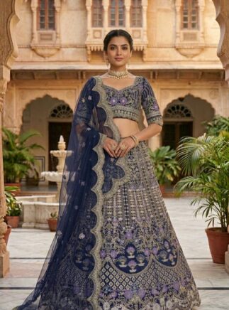 Buy Designer Mono Satin Silk Lehenga Choli with Dupatta for Women – RjPoshak