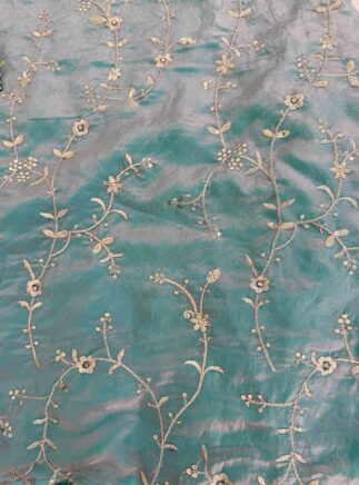 Designer Fendy Silk Top Plazo Dupatta Set for Women – Thread Sequins Ethnic Wear | RjPoshak