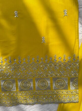 Buy Designer Yellow Sharara Set for Women-RjPoshak