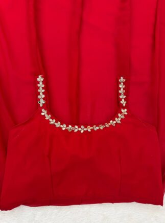 Buy Online Designer Faux Georgette Plazo Set with Mirror Work Dupatta – Party Wear | RjPoshak