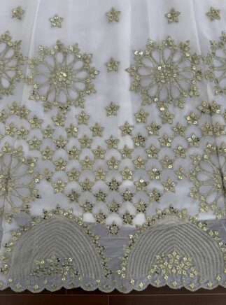 Designer Georgette Lehenga Choli with Dupatta – 4 Meter Flared Sequins Embroidered Wedding Wear RjPoshak