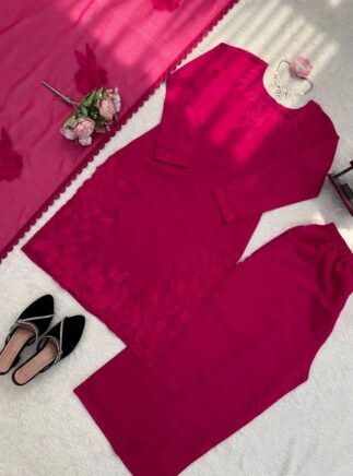 Designer Kurta Palazzo Set with Organza Dupatta | Festive Wear | RjPoshak