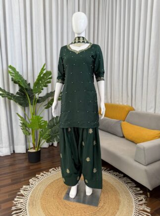 RjPoshak Designer Farshi Palazzo Set with Pearl Work