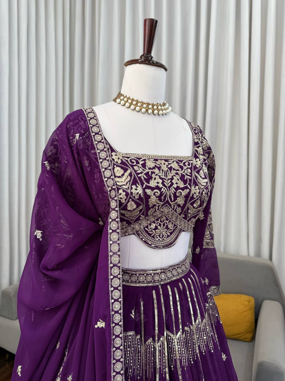 photo_4_2026-04-14_16-37-23 Designer Lehenga Choli Set for Women – Faux Georgette Embroidered Wedding Wear | RjPoshak