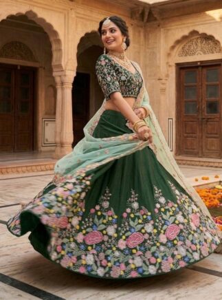 Designer Super Satin Silk Lehenga Choli I RjPoshak