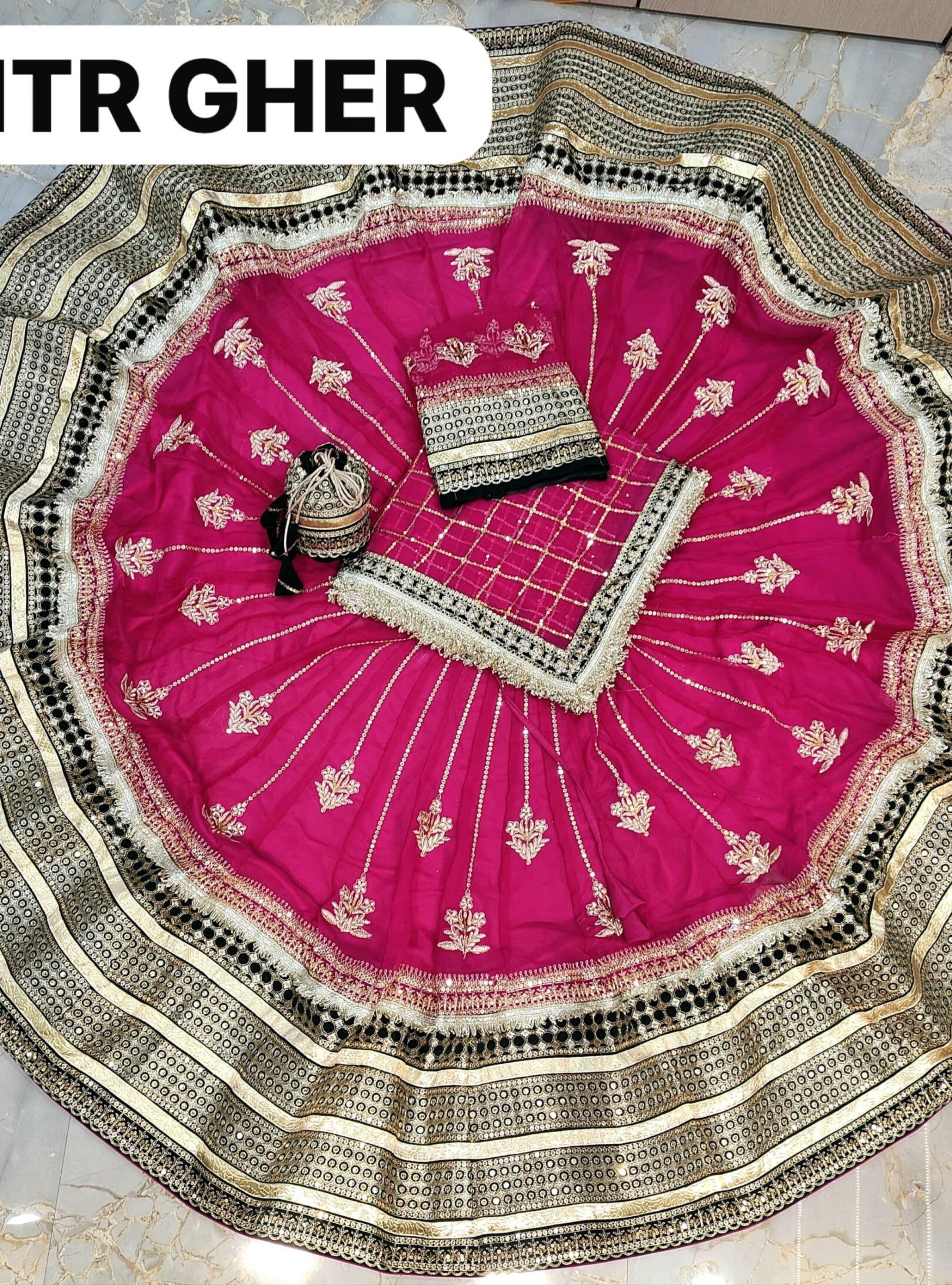 2026/05/501707-scaled.jpg Wedding Special 7 Meter Gher Pink Designer Rajputi Poshak